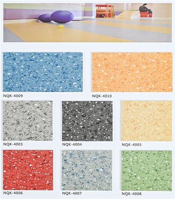 pvc地板卷材地膠復(fù)合塑膠地板革商用工程加厚純色舞蹈學校幼兒園